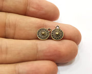 20 Antique Bronze Charms Antique Bronze Plated Charms (11x9mm)  G18786