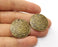 2 Antique Bronze Charms Antique Bronze Plated Charms (28mm)  G18802