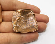 Curved Charms Antique Copper Plated Charms (40x39mm)  G19397