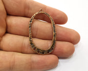 2 Copper Charms Connector Antique Copper Plated Charms  (48x28mm)  G18887