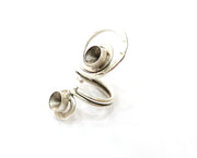 Ring Blank Setting Ring Base Bezel inlay Ring Backs Glass Cabochon Mounting Adjustable Antique Silver Plated Ring (7mm Cone Blanks ) G19438