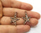 6 Stars Charms Antique Copper Plated Charms (29x20mm)  G18901