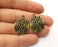 4 Antique Bronze Charms Antique Bronze Plated Charms (29x20mm) G18927