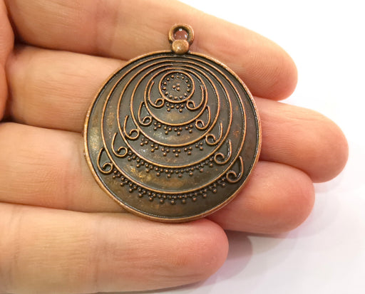 Copper Charms Antique Copper Plated Charms (46x40mm)  G19462