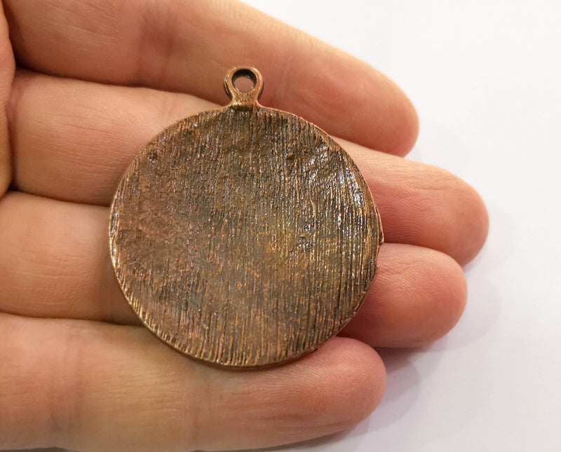 Copper Charms Antique Copper Plated Charms (46x40mm)  G19462