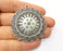 Sun Charms Antique Silver Plated Charms (55x49mm)  G18968