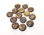 20 Coconut Wood Findings Coconut Tree Natural Beads Charm 15 mm  G18998