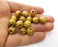 30 Wood Beads Olive Tree Beads 12 mm (3.5mm beads inner size) G18999