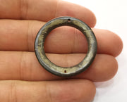 2 Coconut Wood Findings Coconut Tree Natural Spacer Connector 35 mm  G19003