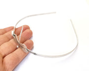Dragonfly Crown Headband Base Blanks Circlet Settings Antique Silver Plated Brass Adjustable (9mm Bezel Size)  G19563