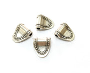 5 Silver Charms Antique Silver Plated Charms (15x14mm) G19147
