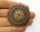 Sun Charms Antique Copper Plated Charms (55x49mm)  G19210