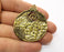 Antique Bronze Charms Antique Bronze Plated Charms (51x43mm)  G19231