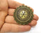 Sun Charms Antique Bronze Plated Charms (55x49mm)  G19233