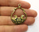 2 Antique Bronze Charms Antique Bronze Plated Charms (41x32mm)  G19248
