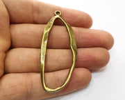 2 Antique Bronze Charms Antique Bronze Plated Charms (64x26mm)  G19249