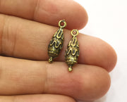 20 Antique Bronze Charms Antique Bronze Plated Charms (21x7mm)  G19256