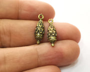20 Antique Bronze Charms Antique Bronze Plated Charms (21x7mm)  G19256