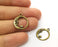 10 Moon and Star Charm Antique Bronze Plated Charm (17x14mm) G19257
