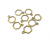 20 Antique Bronze Charms Antique Bronze Plated Charms (17x14mm) G19262