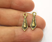 20 Antique Bronze Charm Antique Bronze Plated Charm (19x6mm) G19284
