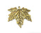2 Leaf Charms Antique Bronze Plated Charms (43x46mm) G19287