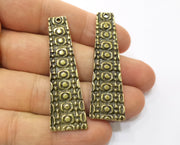 2 Antique Bronze Charm Antique Bronze Plated Charm (55x16mm) G19292
