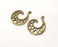 4 Antique Bronze Charms Antique Bronze Plated Charms (28x22mm)  G19328