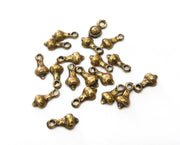 20 Antique Bronze Charms Antique Bronze Plated Charm (12x6mm) G19354