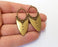 2 Antique Bronze Charms Antique Bronze Plated Charms (51x21mm)  G19742