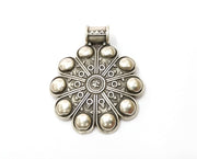 Silver Pendant Antique Silver Plated Pendant (46x38mm)  G19381