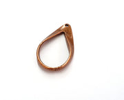 2 Copper Charms Antique Copper Plated Charms (40x25mm) G19790