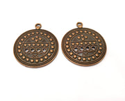 Copper Charms Antique Copper Plated Charms (46x39mm)  G19413