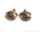 2 Copper Charms Antique Copper Plated Charm (32x28mm) G19450
