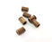 5 Copper Tube Beads Antique Copper Plated Beads (13x8mm)  G19461