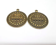 Antique Bronze Charms Antique Bronze Plated Charms (46x39mm)  G19884