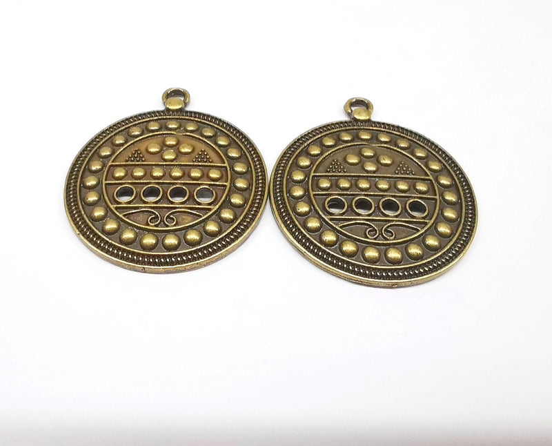 Antique Bronze Charms Antique Bronze Plated Charms (46x39mm)  G19884