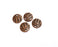 20 Copper Charms Antique Copper Plated Charms (10mm)  G19735