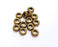 6 Copper Rondelle Beads Antique Bronze Plated Beads (11mm) G19749