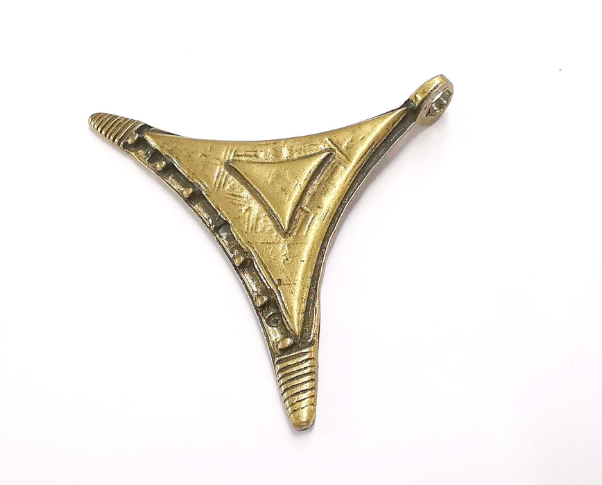 Antique Bronze Pendant Connector Antique Bronze Plated Pendant (76x63mm)  G20171