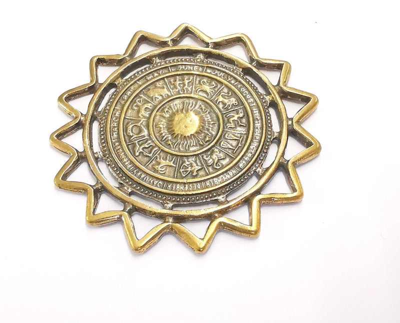 Antique Bronze Pendant Antique Bronze Plated Pendant (70mm)  G20173