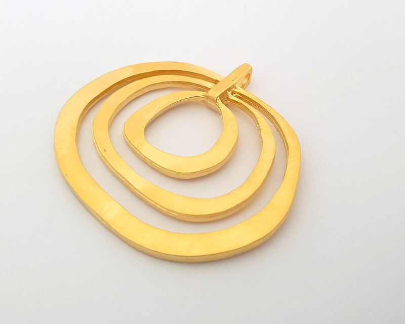 Gold Large Pendant Gold Plated Pendant (59x53mm)  G19773