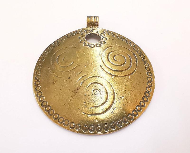 Antique Bronze Pendant Antique Bronze Plated Pendant ( 74x65mm )  G20408
