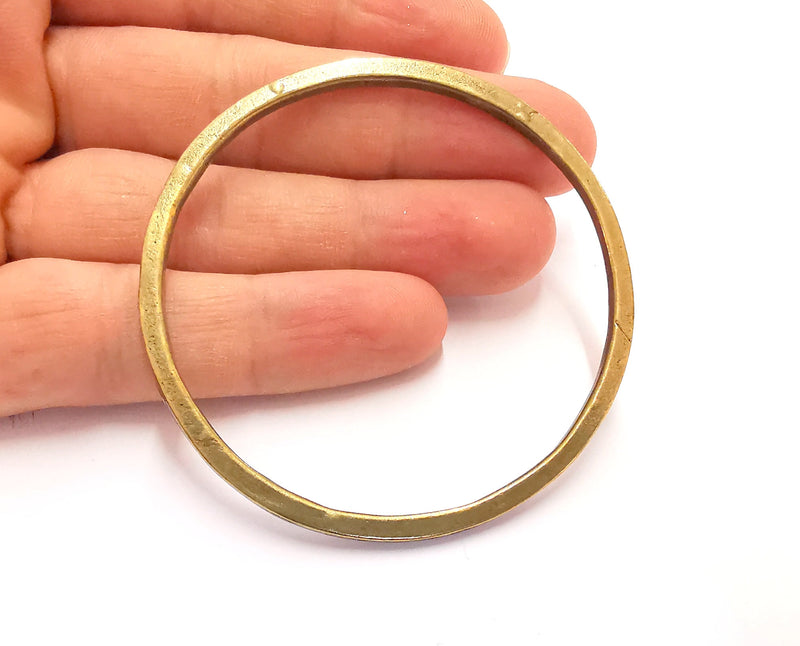 Round Circle Findings Pendant Antique Bronze Plated Pendant (68mm)  G20417