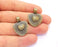2 Antique Bronze Charms Antique Bronze Plated Charms (28x21mm) G20435