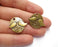 4 Bird Charms Antique Bronze Plated Charms (22x27mm) G20503