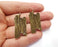 2 Antique Bronze Charms Antique Bronze Plated Charms (39x19mm) G20516