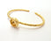 Matte Gold Hammered Bracelet Blanks Settings Cuff Blanks Resin Blank İnlay Blank Adjustable Bracelet Gold Plated Bracelet (10 mm ) G19966