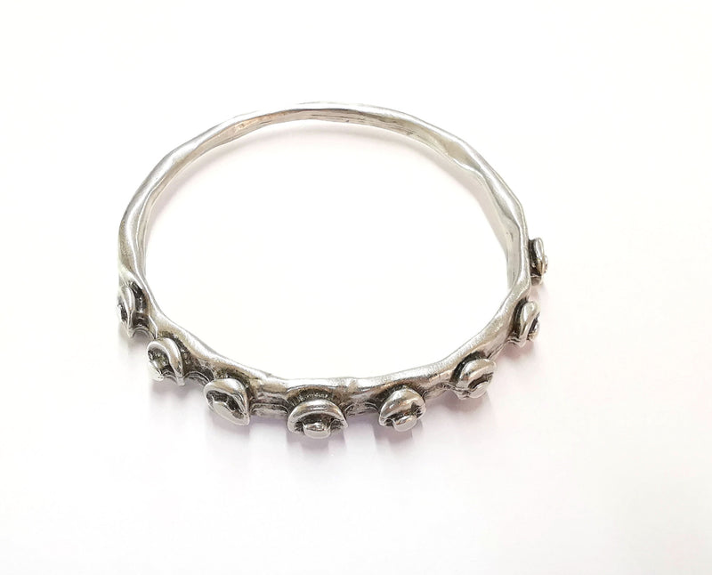 Circle Silver Findings Antique Silver Plated Findings (73mm)  G20116