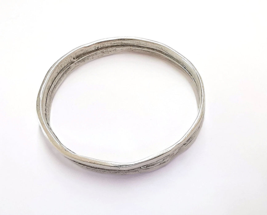 Circle Silver Findings Antique Silver Plated Findings (73mm)  G20323